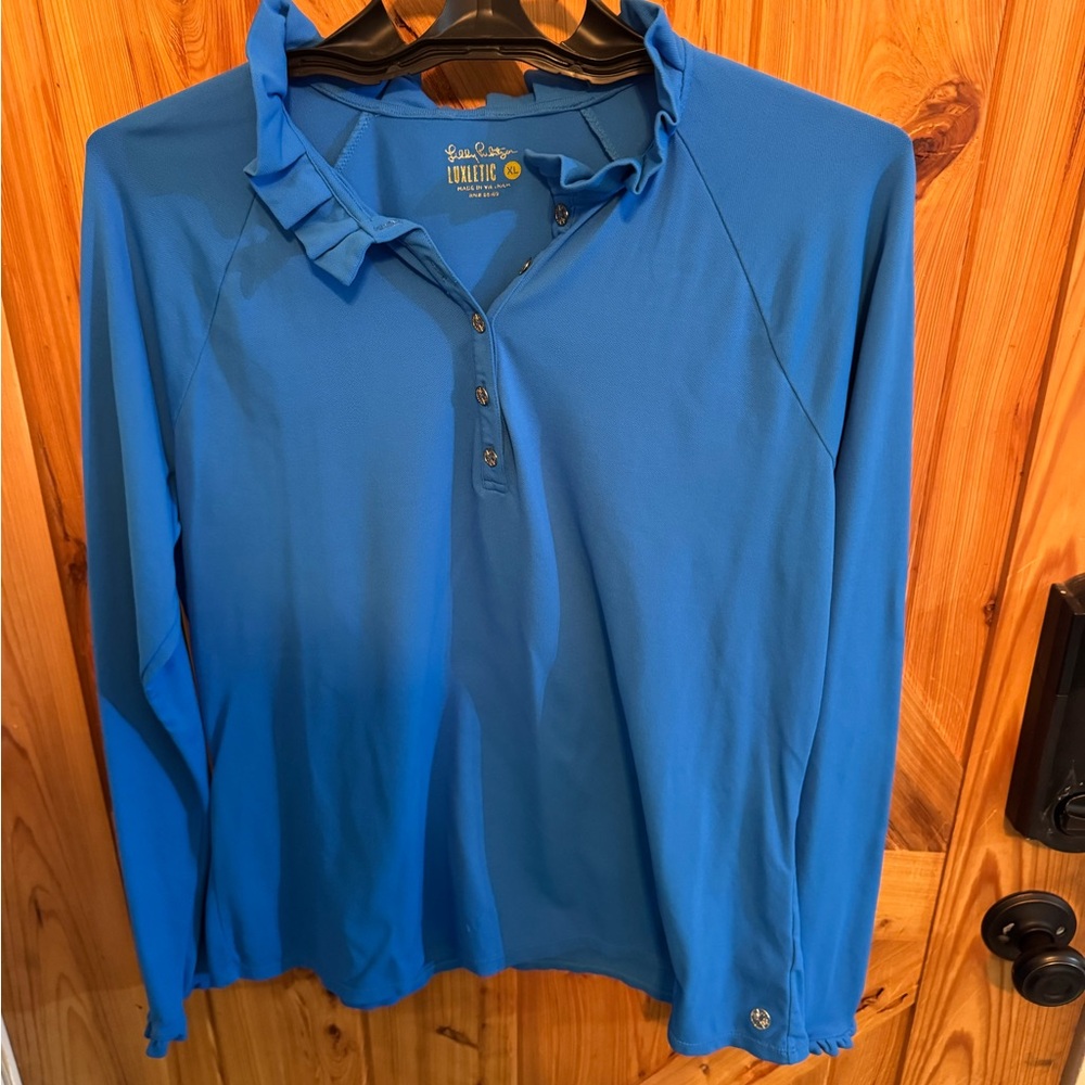 Blue Long-Sleeve Shirt